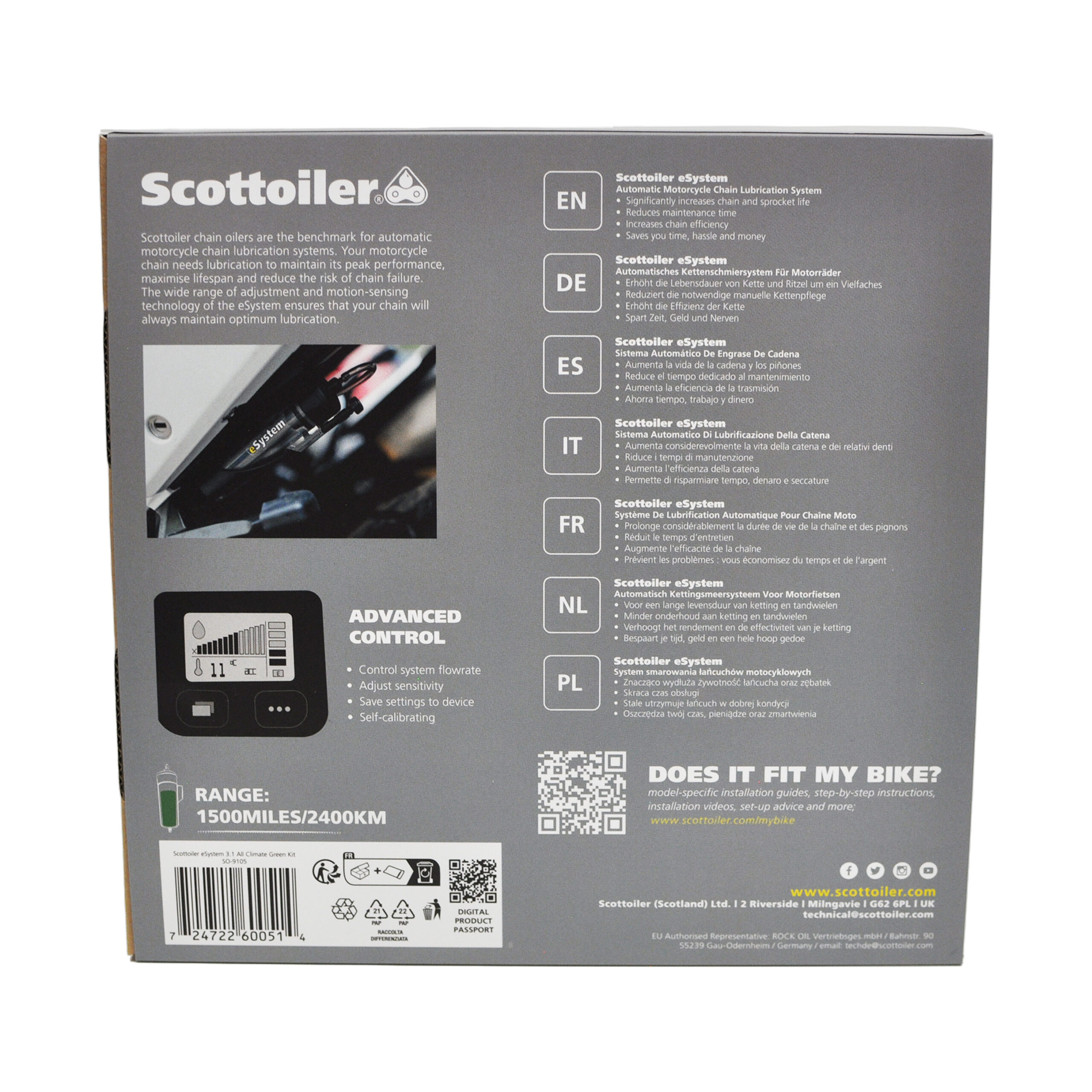 Scottoiler eSystem v3.1 - Elektronischer Kettenöler – Bild 14