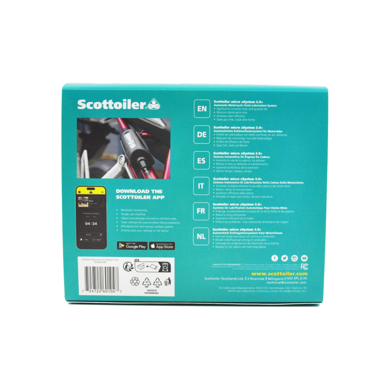 Scottoiler xSystem 3.0+ | micro Edition | Automatisches Kettenschmiersystem mit Bluetooth-Steuerung – Bild 2