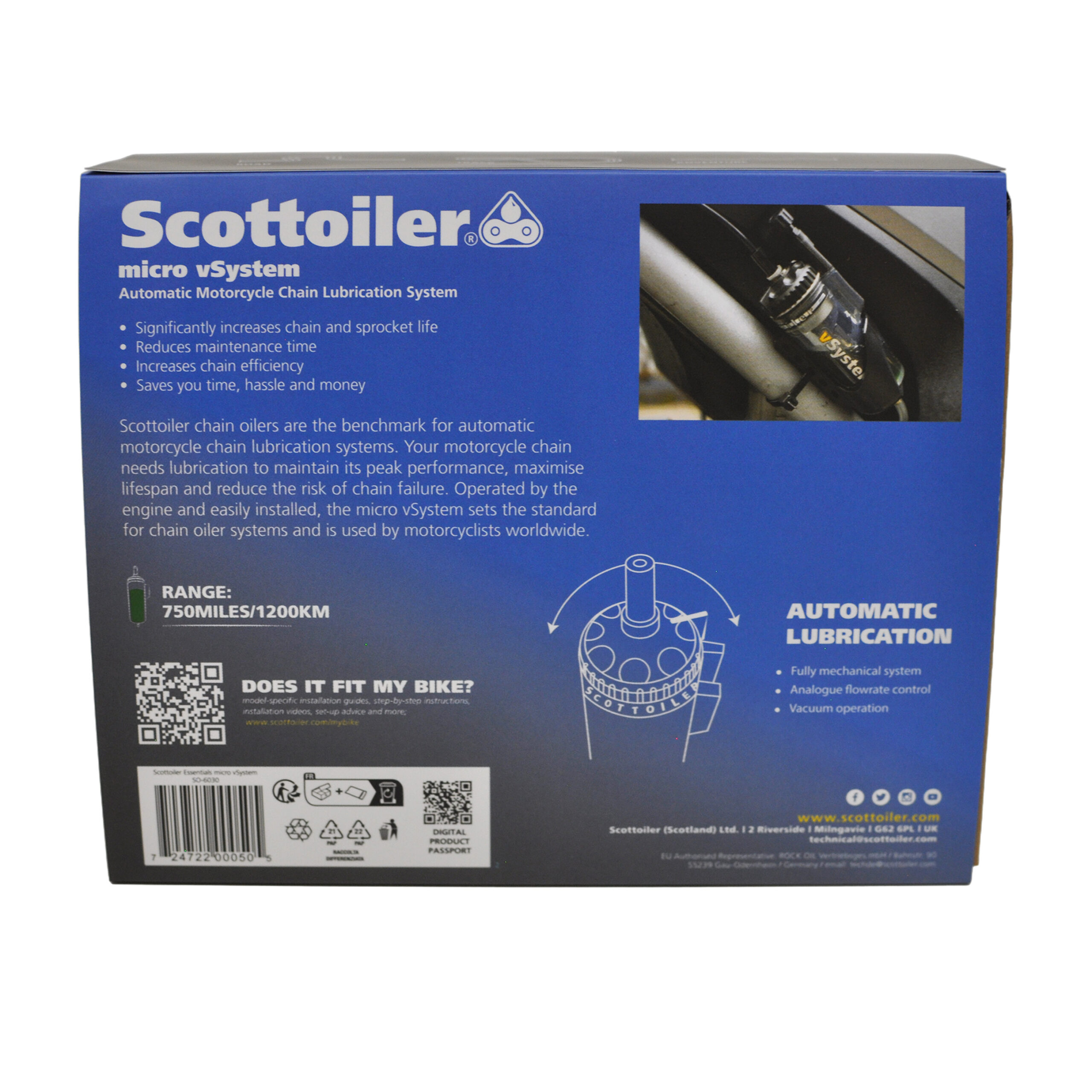 Scottoiler Essentials micro vSystem | Automatischer Kettenöler – Bild 8