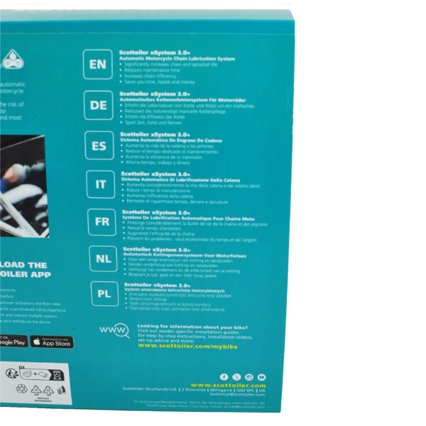 Scottoiler xSystem 3.0 + | Oliatore elettronico per catene con controllo Bluetooth - immagine 13