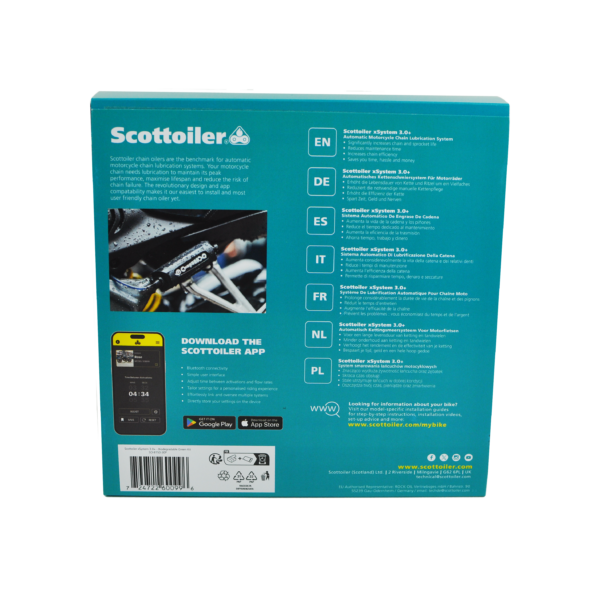 Scottoiler xSystem 3.0 + | Oliatore elettronico per catene con controllo Bluetooth - immagine 8