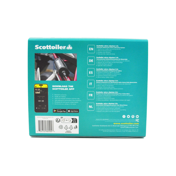 Scottoiler xSystem 3.0+ | micro Edition | Sistema di lubrificazione automatica della catena con controllo Bluetooth - immagine 2
