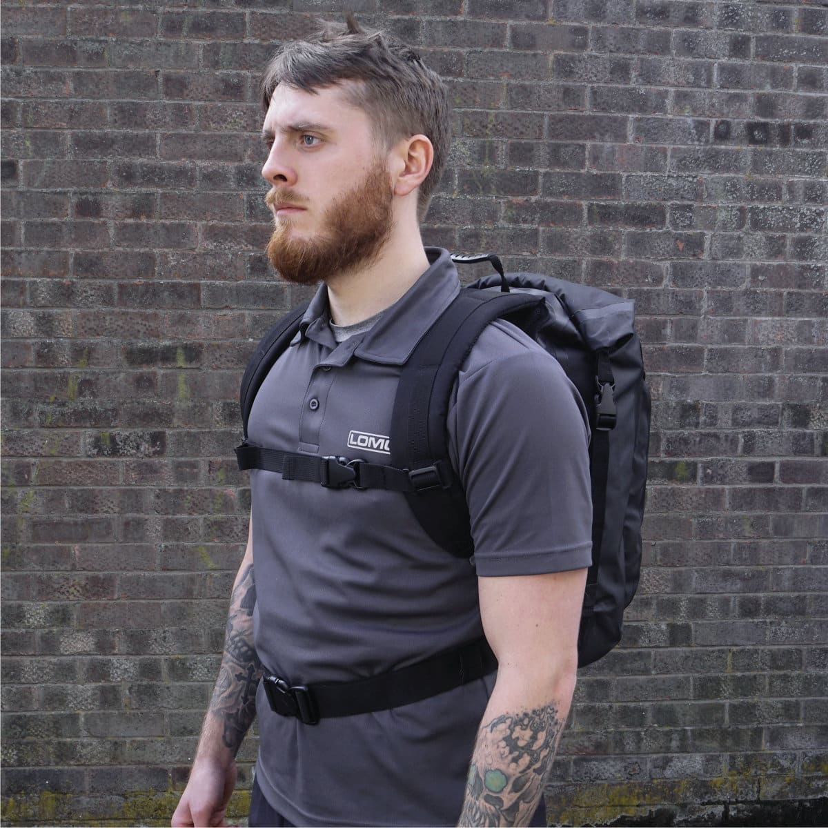 Zaino impermeabile Drybag da 30 L - Zaino nero - immagine 2