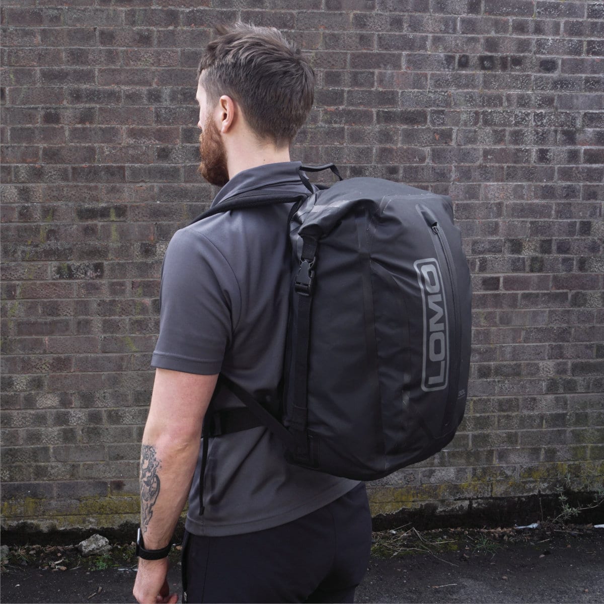 Zaino impermeabile Drybag da 30 L - Zaino nero - immagine 3