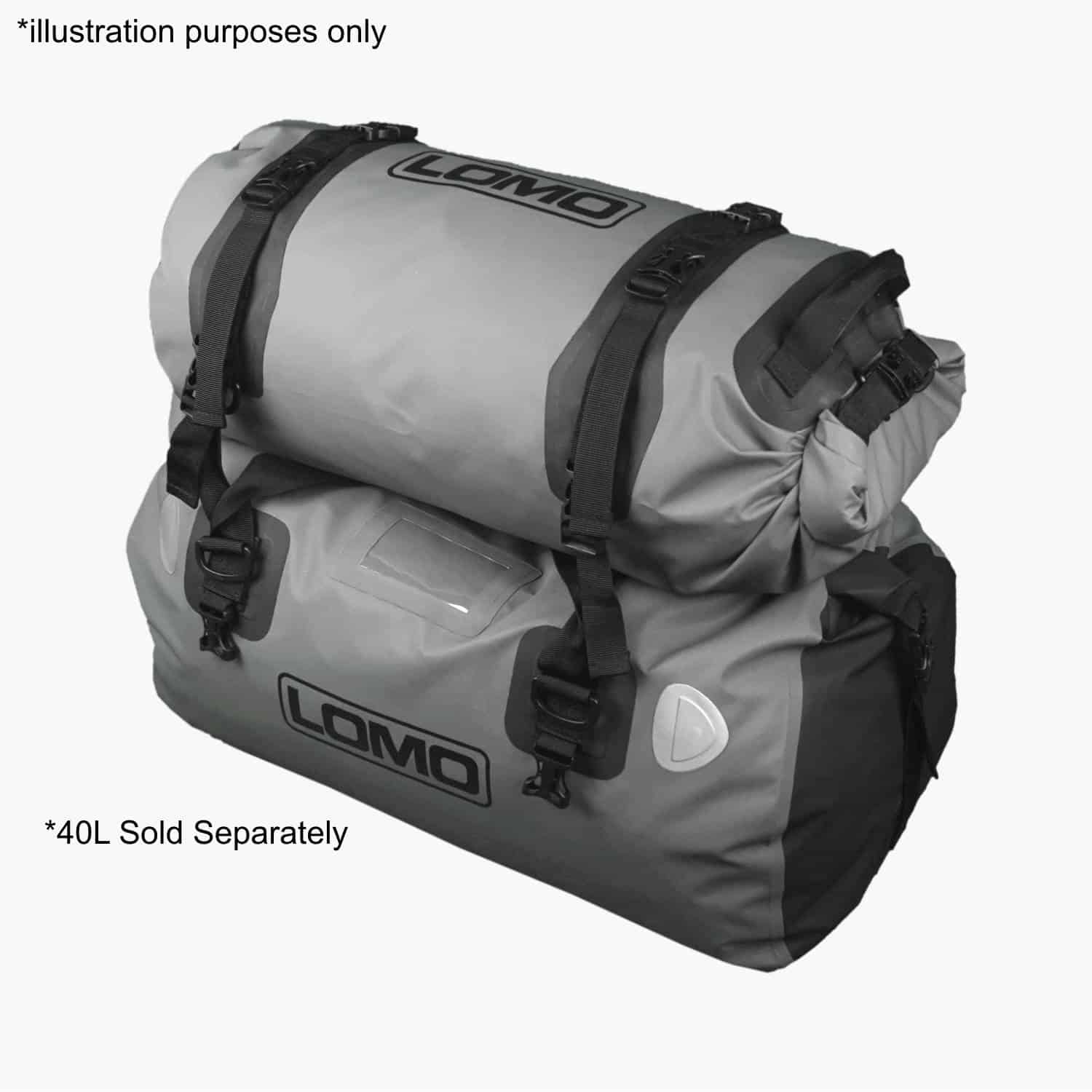 Borsa impermeabile roll-top Vizallo da 25 L per moto - immagine 7