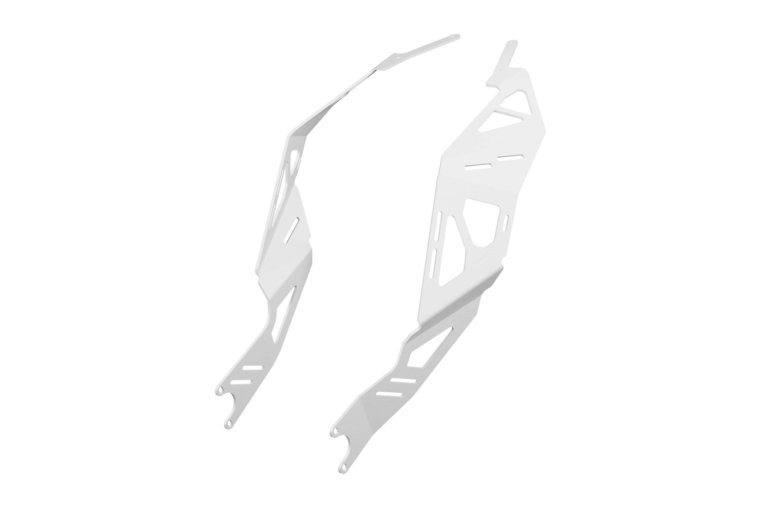 Side and Centre Pannier Rack White (Husqvarna Supermoto 701/Enduro 701)